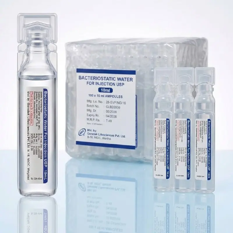 Bacteriostatic water 5 x 10mL ampoule pack